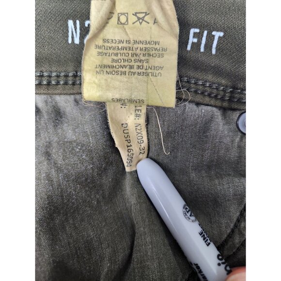 DU/ER Pants Men 31x32 Brown/Green N2X Slim Fit Tapered Stretch Chino Nature DUER - Picture 15 of 16